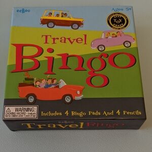 Travel Bingo Eeboo Brand New Car Ride Game